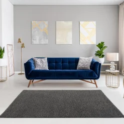 Muratap Loca Shaggy Vloerkleed Grijs Hoogpolig - 300x400 CM Clearance