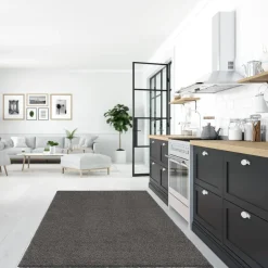 Muratap Loca Shaggy Vloerkleed Grijs Hoogpolig - 300x400 CM Clearance