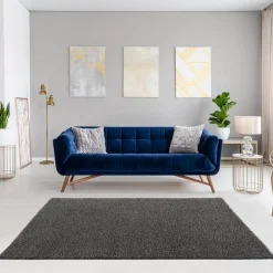 Muratap Loca Shaggy Vloerkleed Grijs Hoogpolig - 140x200 CM Clearance