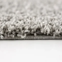 Muratap Loca Shaggy Vloerkleed Lichtgrijs Hoogpolig - 140x200 CM