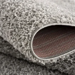 Muratap Loca Shaggy Vloerkleed Lichtgrijs Hoogpolig - 140x200 CM