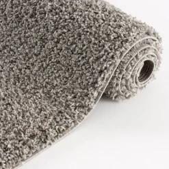 Muratap Loca Shaggy Vloerkleed Lichtgrijs Hoogpolig - 140x200 CM