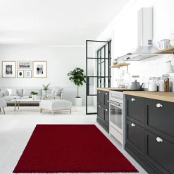 Muratap Loca Shaggy Vloerkleed Rood Hoogpolig - 160x230 CM New
