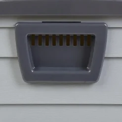 Beliani LOCARNO - Kussenbox - Grijs - 112 cm - Synthetisch materiaal