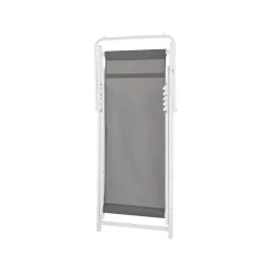 Beliani LOCRI II - Strandstoel - Grijs/Wit - Polyester Discount