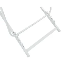 Beliani LOCRI II - Strandstoel - Grijs/Wit - Polyester Discount