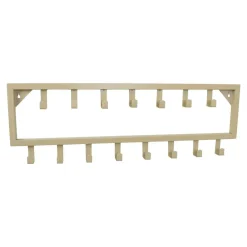 Loft24 LOFT42 Bono Kapstok – Beige – Metaal – 15 haken - 80x26x4
