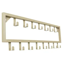 Loft24 LOFT42 Bono Kapstok – Beige – Metaal – 15 haken - 80x26x4