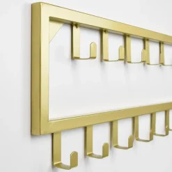 Loft24 LOFT42 Bono Kapstok – Goud – Metaal – 15 haken - 80x26x4 Clearance