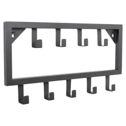 Loft24 LOFT42 Bono Small Kapstok - Zwart – Metaal – 9 haken - 50x26x4 New