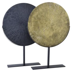 LOFT42 Burst Ornament op voet - Messing Metaal Ø36cm New