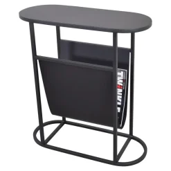 LOFT42 Frits Bijzettafel met Tijdschriften- of Krantenbak - Metaal Sale