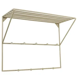 Loft24 LOFT42 Jasmin Kapstok – Beige – Metaal – 9 haken - 60x80x32 Sale