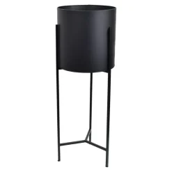 Loft24 LOFT42 Joy Plantenbak Rond - Metaal - Mat Zwart Outlet