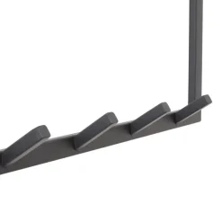 Loft24 LOFT42 Kapstok Jaimy - Zwart – Metaal – 6 dubbele haken - 80x80x30 Clearance