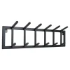 Loft24 LOFT42 Kapstok Jaimy Single - Zwart – Metaal – 6 dubbele haken - 80x24x12 Hot