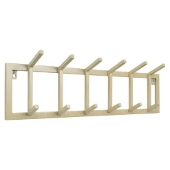 Loft24 LOFT42 Kapstok Jaimy Single - Beige – Metaal – 6 dubbele haken - 80x24x12 Online