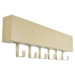 Loft24 LOFT42 Mula Wandkapstok - 61x19x6 - Beige - Metaal - 6 haken