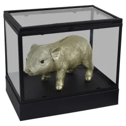 Loft24 LOFT42 Showy Glazen Display Box Zwart - Metaal - (27x30x20) Hot