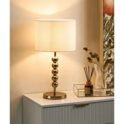 Leen Bakker LOKY - Tafellamp - Messing - Metaal Clearance