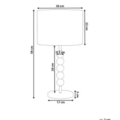 Leen Bakker LOKY - Tafellamp - Messing - Metaal Clearance