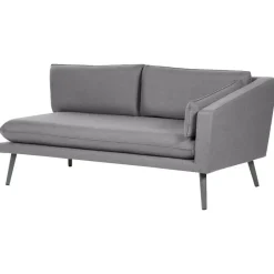 Beliani LORETELLO - Loungebank 3-zits - Grijs - Links - Polyester Outlet