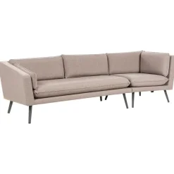 Beliani LORETELLO - Loungebank 3-zits - Beige - Polyester Discount