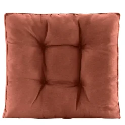 Leen Bakker Loungekussen Florence rug - terracotta - 73x73 cm Sale