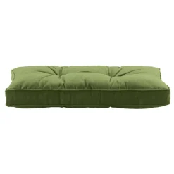 Leen Bakker Loungekussen Florence rug - donkergroen - 73x43 cm Online