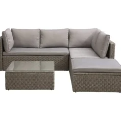 Leen Bakker Loungeset Narbonne - antraciet Outlet