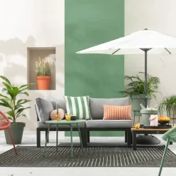 Leen Bakker Loungestoel middenelement Ardeche - grijs - 78x72x66 cm Hot