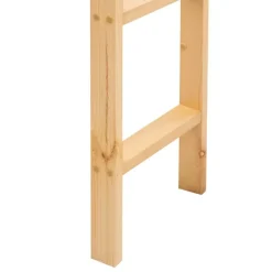 Beliani LOURY - Kinderbed - Lichtbruin - 90 x 200 cm - Dennenhout