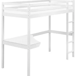 Beliani LOURY - Kinderbed - Wit - 90 x 200 cm - Dennenhout Best