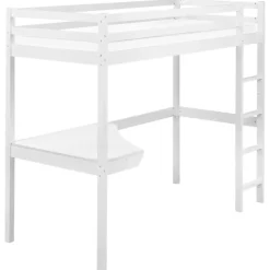 Beliani LOURY - Kinderbed - Wit - 90 x 200 cm - Dennenhout Best