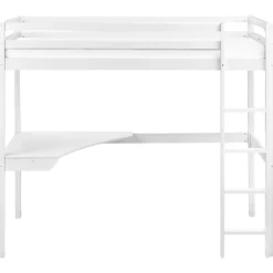 Beliani LOURY - Kinderbed - Wit - 90 x 200 cm - Dennenhout Best