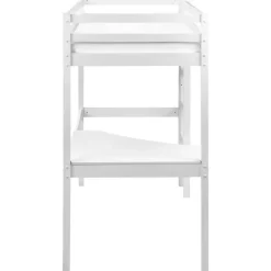 Beliani LOURY - Kinderbed - Wit - 90 x 200 cm - Dennenhout Best