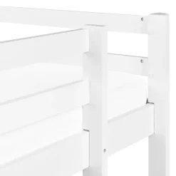 Beliani LOURY - Kinderbed - Wit - 90 x 200 cm - Dennenhout Best