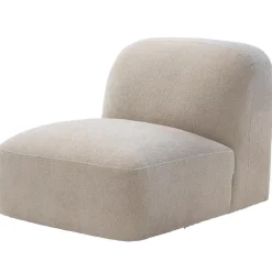 Giga Meubel Loveseat Stof Taupe - Zitbreedte 76cm - 76x106x75cm - Mary Online