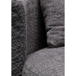 Fjôrd Loveseat Teddy Grijs - Zithoogte 40cm - 118x118x72cm - Kelso Online