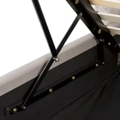 Beliani LUBBON - Bed met opbergruimte - Lichtgrijs - 140 x 200 cm - Fluweel New