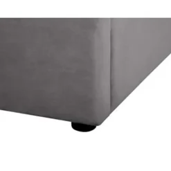 Beliani LUBBON - Bed met opbergruimte - Grijs - 160 x 200 cm - Fluweel Online