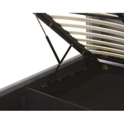 Beliani LUBBON - Bed met opbergruimte - Grijs - 160 x 200 cm - Fluweel Online