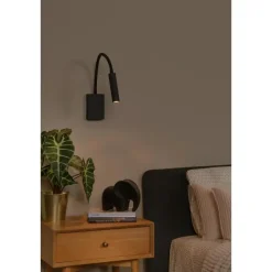 Lucide ALEC Wandspot - Zwart Best