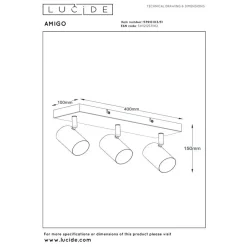 Lucide AMIGO Plafondspot - Wit Outlet