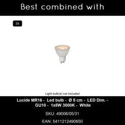 Lucide AMIGO Plafondspot - Wit Outlet