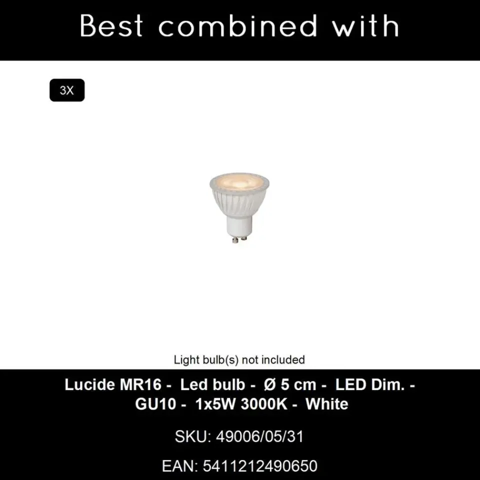 Lucide AMIGO Plafondspot - Wit Outlet