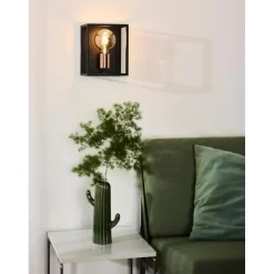 Lucide ARTHUR Wandlamp - Zwart Outlet
