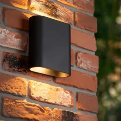 Lucide ATILA Wandlamp - Zwart Outlet