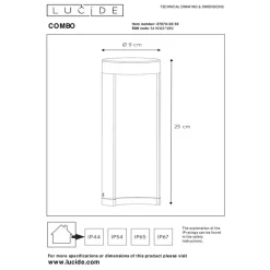 Lucide COMBO Sokkellamp - Zwart Sale