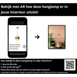 Lucide FIRMIN Hanglamp - Mat Goud / Messing Hot